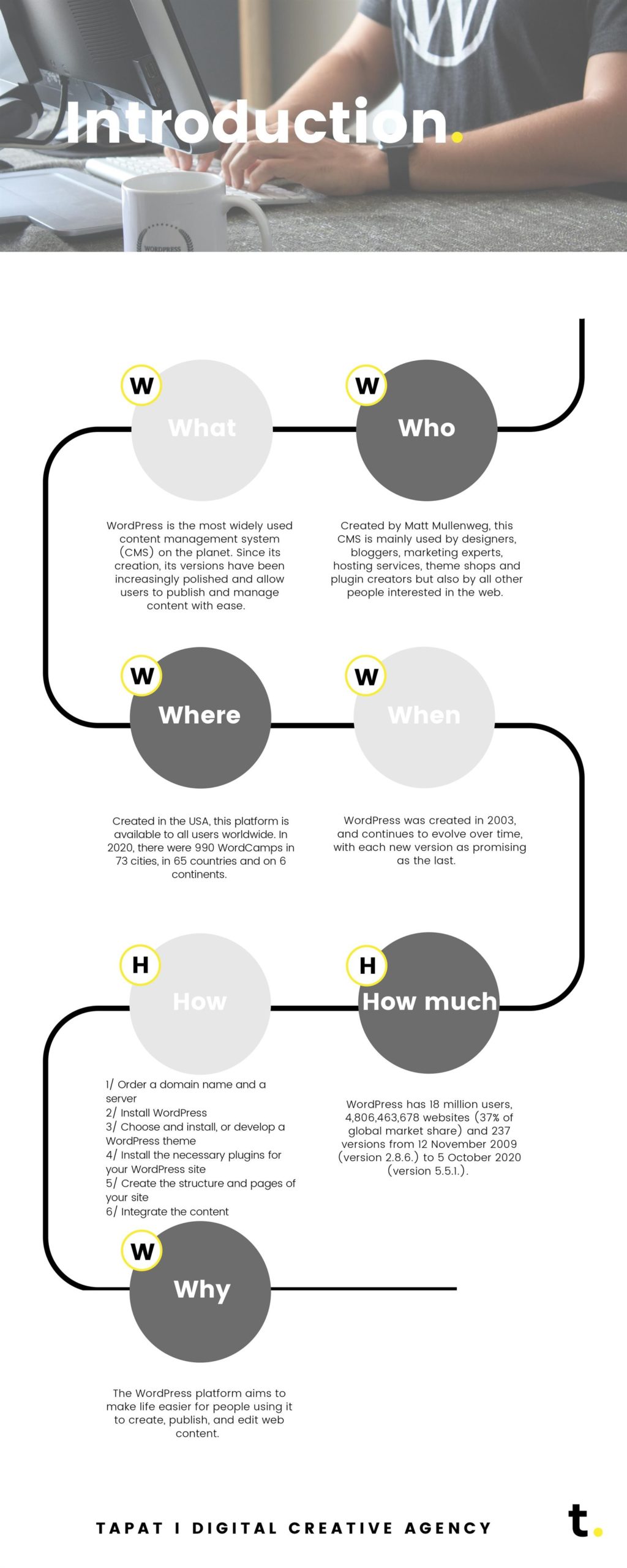 Wordpress infographic 01 introduction - tapat creative agency